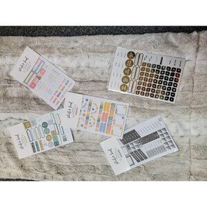 Assorted Planner Sticker Pack 30 Sheets Customizable & Stylish Organization Incl